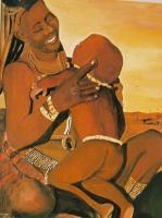 Collection - Himba Mom - Watercolor